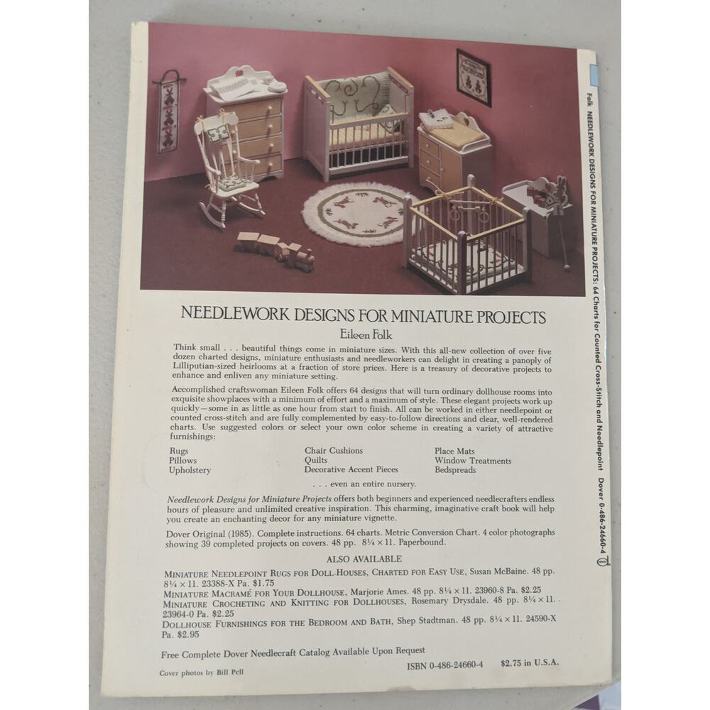 Needlework Designs for Miniature Projects Pattern Book - Picture 6 of 6